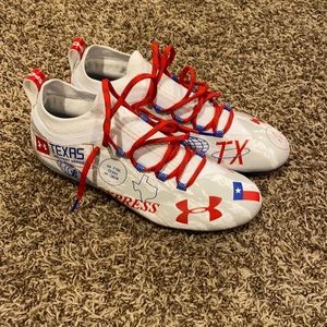 Texas Flag Under armor football cleats brand new